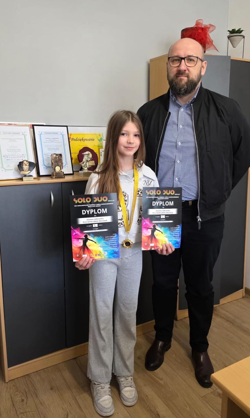 Sukces uczennicy klasy IIIb w ogólnopolskim turnieju tańca nowoczesnego.