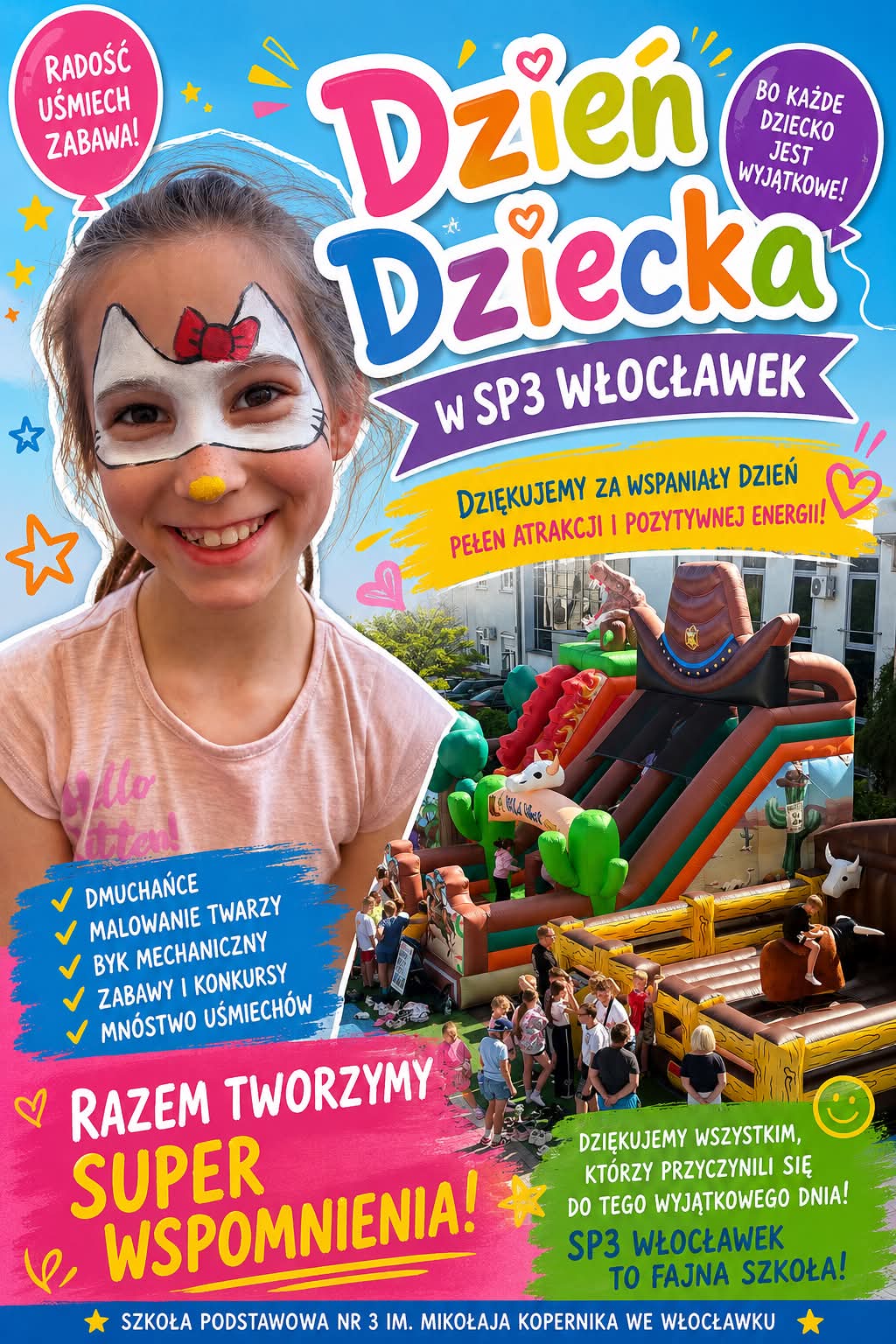 Dzień Dziecka w SP3 we Włocławku
